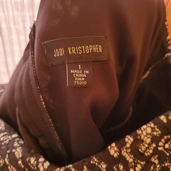 Jodi Kristopher Hi-low Dress Size 1 - Picture 2 of 4